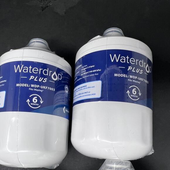 Waterdrop Refrigerator Water Filter WDP-UKF7003 Replacement LOT of 4 New - Picture 4 of 4